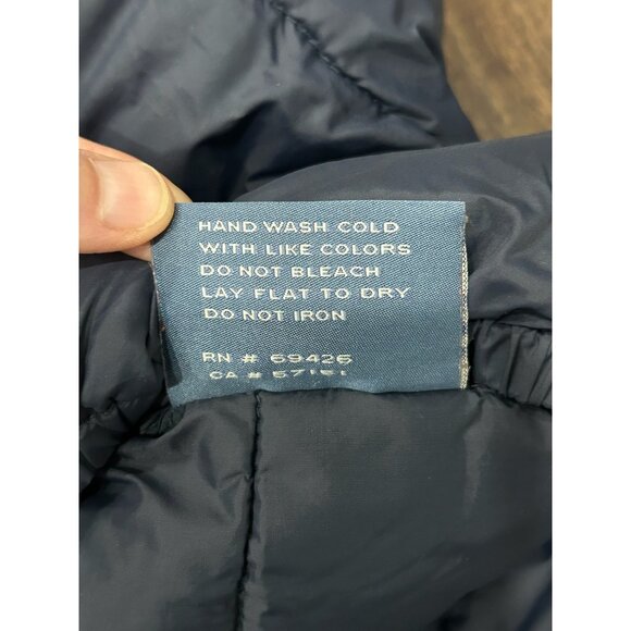 G.H. Bass & Co. Puffer Vest Navy Quilted Full Zip Pockets Sz XXL - Picture 8 of 9